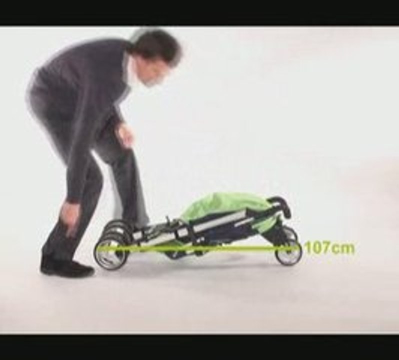 Poussette-Magazine : pliage de la Chicco Lite Way