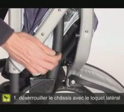 Poussette-Magazine : dépliage de la Chicco S3