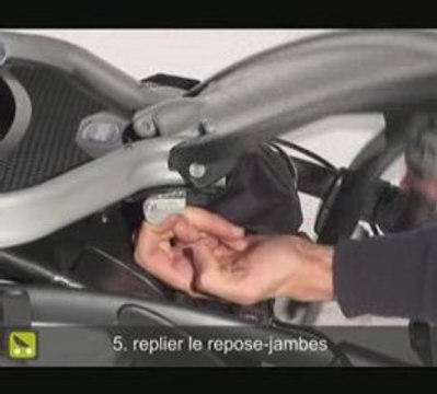 Poussette-Magazine : pliage de la Chicco S3