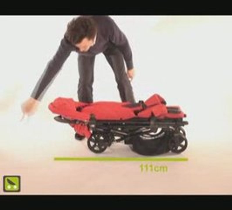 Poussette-Magazine : pliage de la Jané Carrera Aniversario