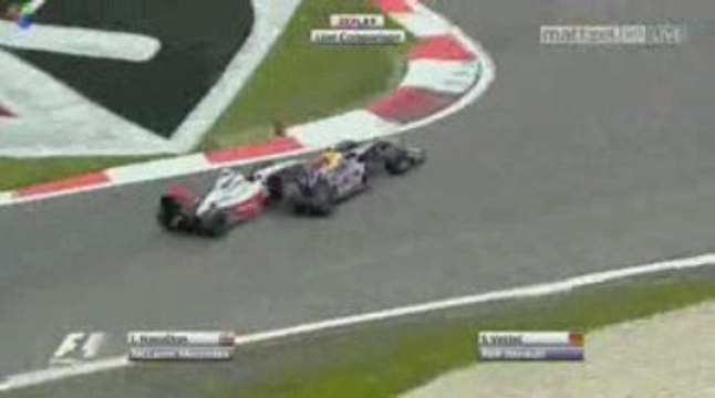 Line comparison Lewis Hamilton y Sebastian Vettel