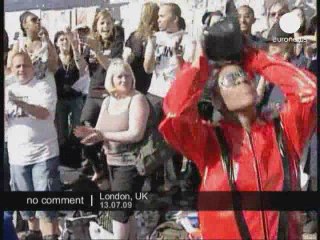 Fans de Michael Jackson à Londres