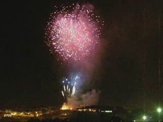 Feu d'artificede Marseille 14 juillet 2009