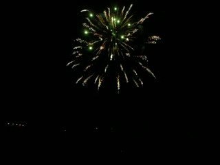 feu d'artifice à la plage du havre