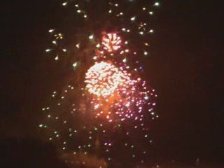 feu d'artifice 14/07/09 vue de la garonne