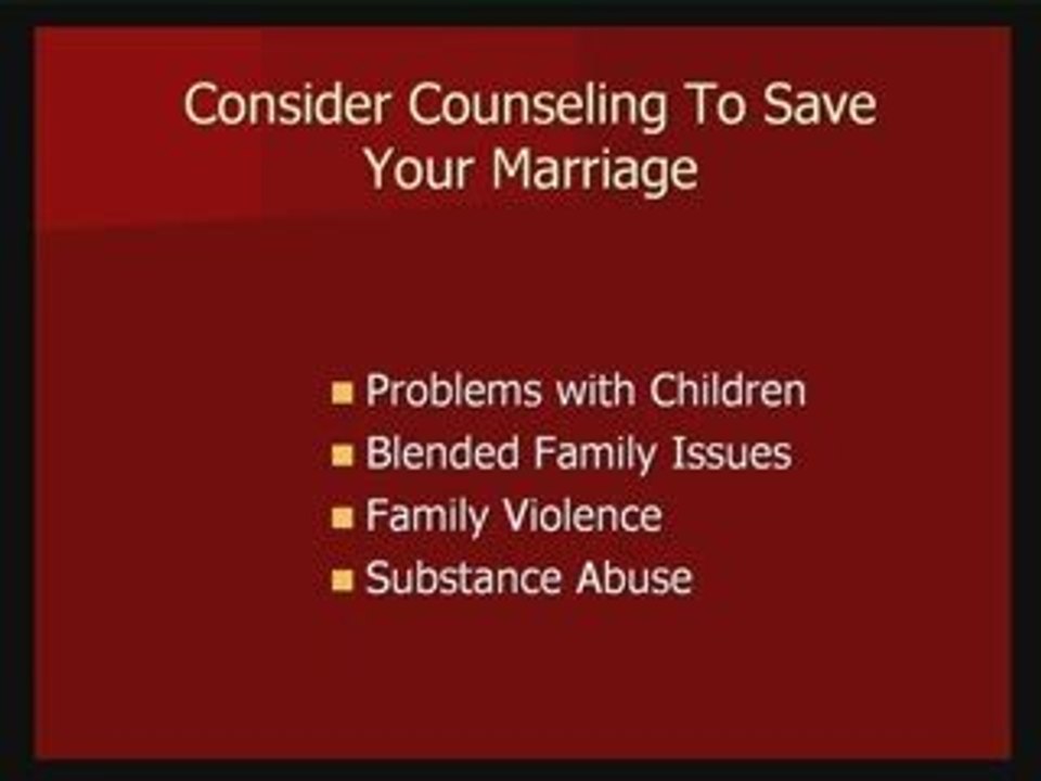 Can Counseling Save My Marriage?