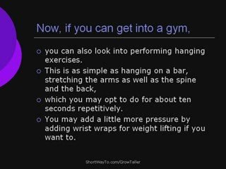 Growing Taller Exercises - Exercises To Lengthen Your Spine