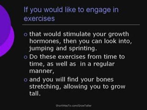 Growing Taller Naturally - Stimulate Human Growth Hormones