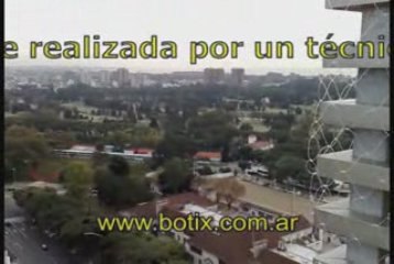 Colocando redes desde una silleta en Buenos Aires Argentina