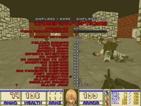 ZDOOM : RagnaDOOM Project (Weapons test 1)