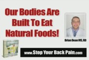 Food Toxins Can Cause Lower Back Pain
