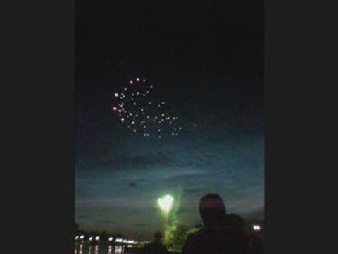 feux d'artifice Honfleur 14 juillet 2009