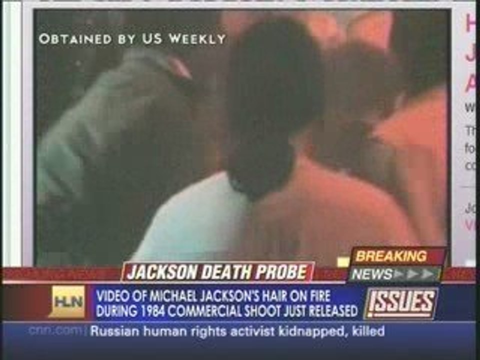 Michael Jackson's Hair on Fire 1984 Pepsi Commercial