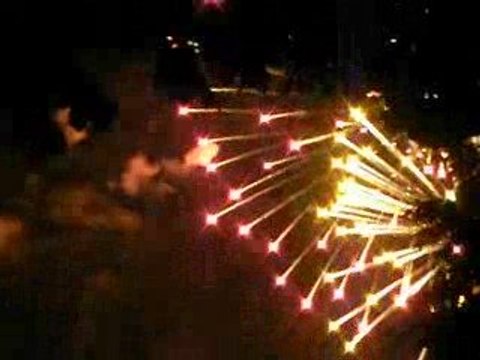 feux d'artifice de la tour eiffel 2009 partie 1