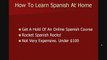 Learn Spanish Online Tips