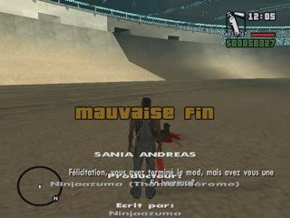GTA SA MOD: Les sous sols de la mort Sania Andreas m14 fin 2