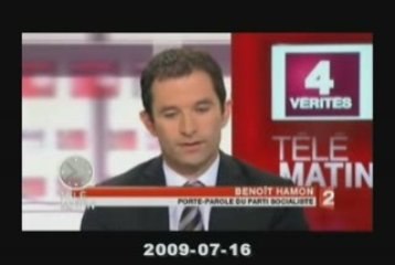 Benoit Hamon porte-parole ps 16-07-2009