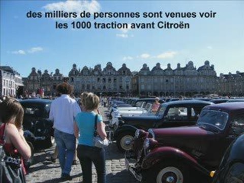 défilé pour les 75 ans de la traction avant Citroën