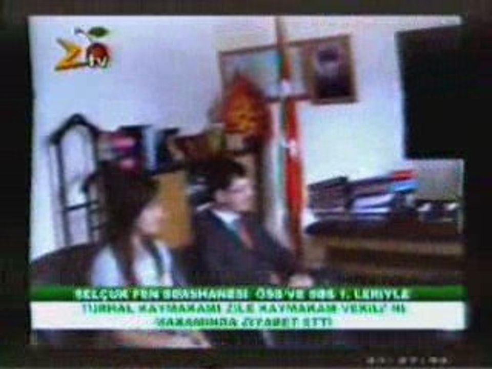 ZİLE SELCUKFEN  BİRİNCİLERİ KAYMAKAMI ZİYARET ETTİ.