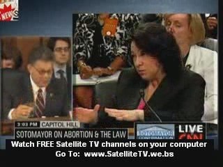 Sen. Al Franken Asks Sotomayor About Abortion Rights