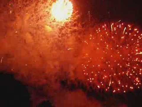 FEU ARTIFICE CARCASSONNE 14 juillet 2009