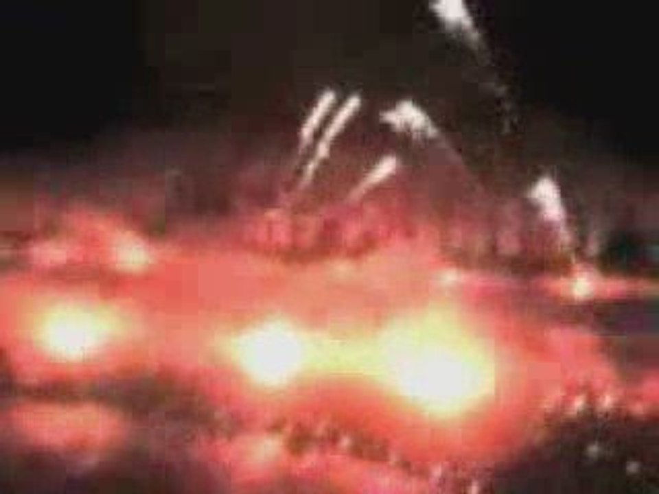 Feu d'artifice à Villandry