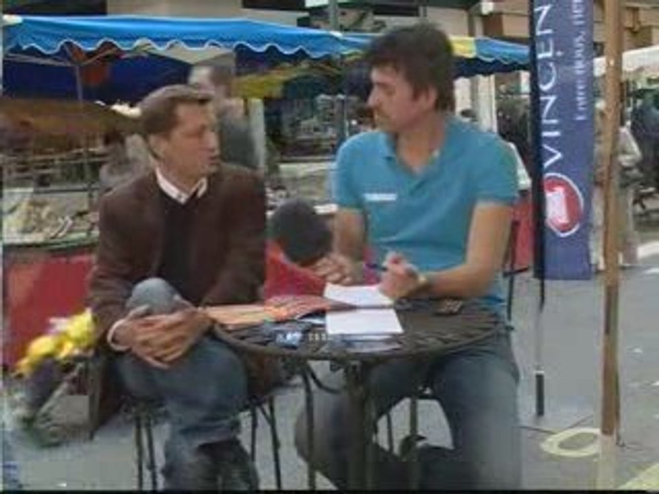 Vincennes : Gildas Lecoq en direct de la braderie.
