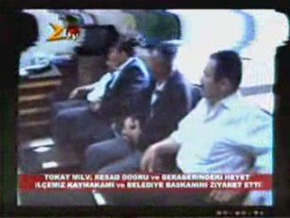 Tokat milletvekili Reşat Doğru kaymakamı ziyaret etti