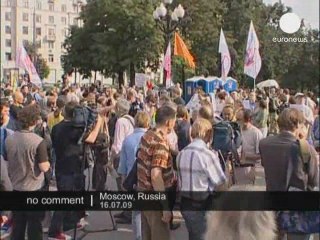 Manifestation en mémoire de Natalia Estemirova
