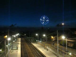 Saint Sébastien sur Loire : feu d'artifice