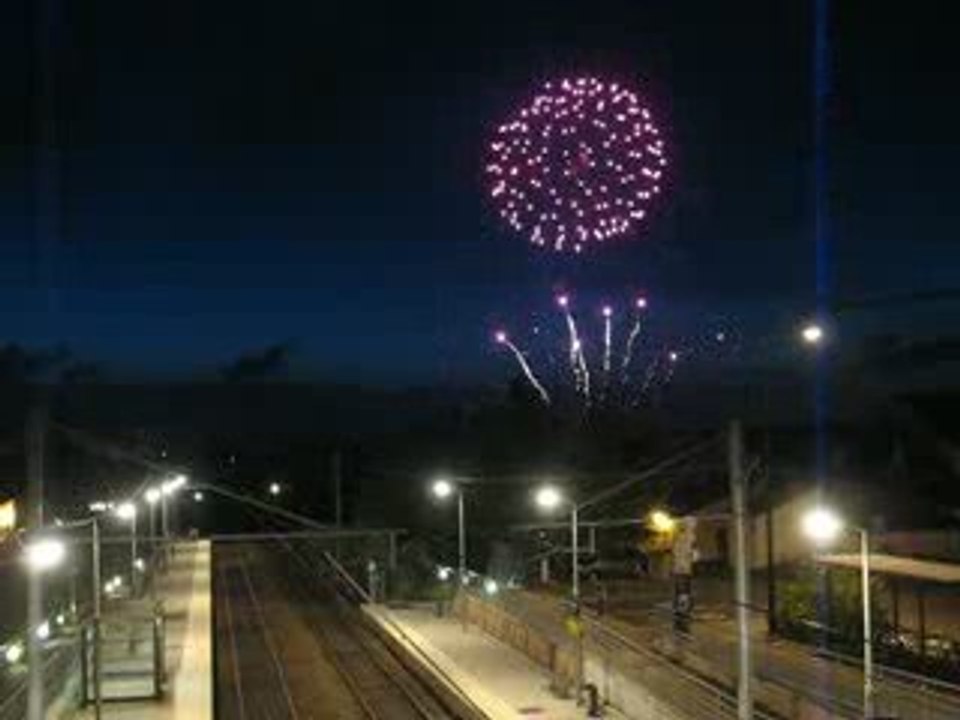 Saint Sébastien sur Loire : feu d'artifice