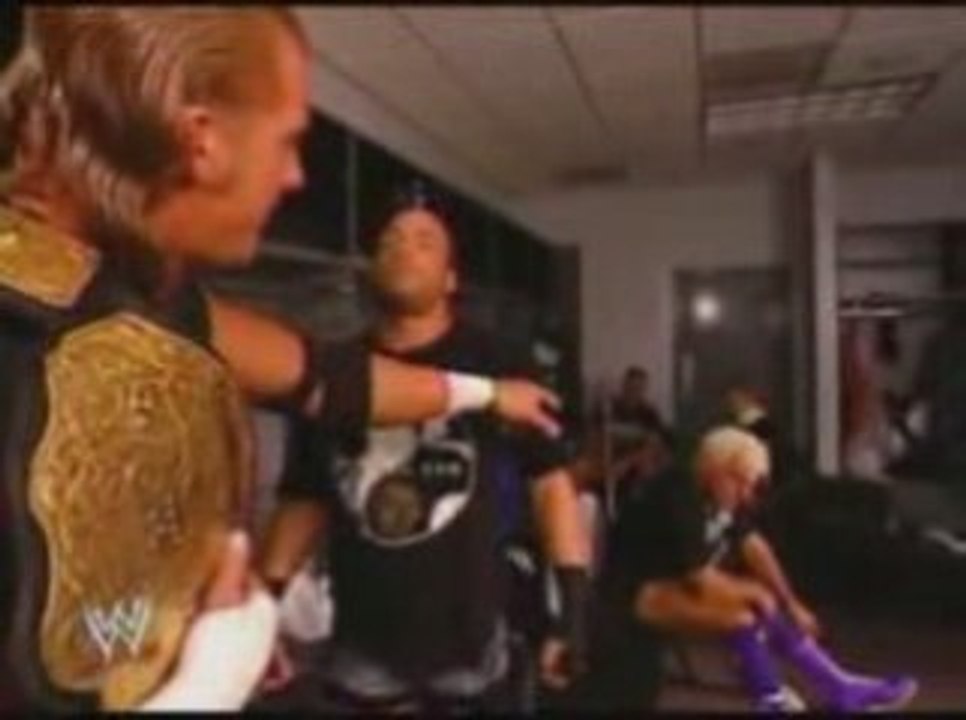 Unforgiven 2002 - Triple H, RVD, Flair, Backstage