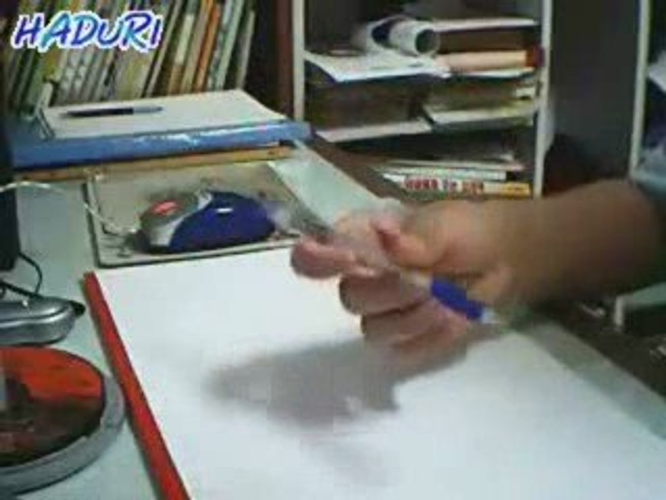 Jonglage stylo doigt