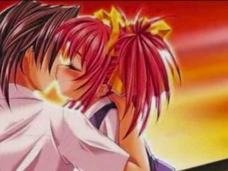 mangas couple kiss the girl