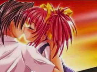 mangas couple kiss the girl