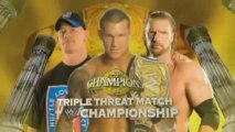 WWE Night of Champions 2009 -  Triple Threat Match