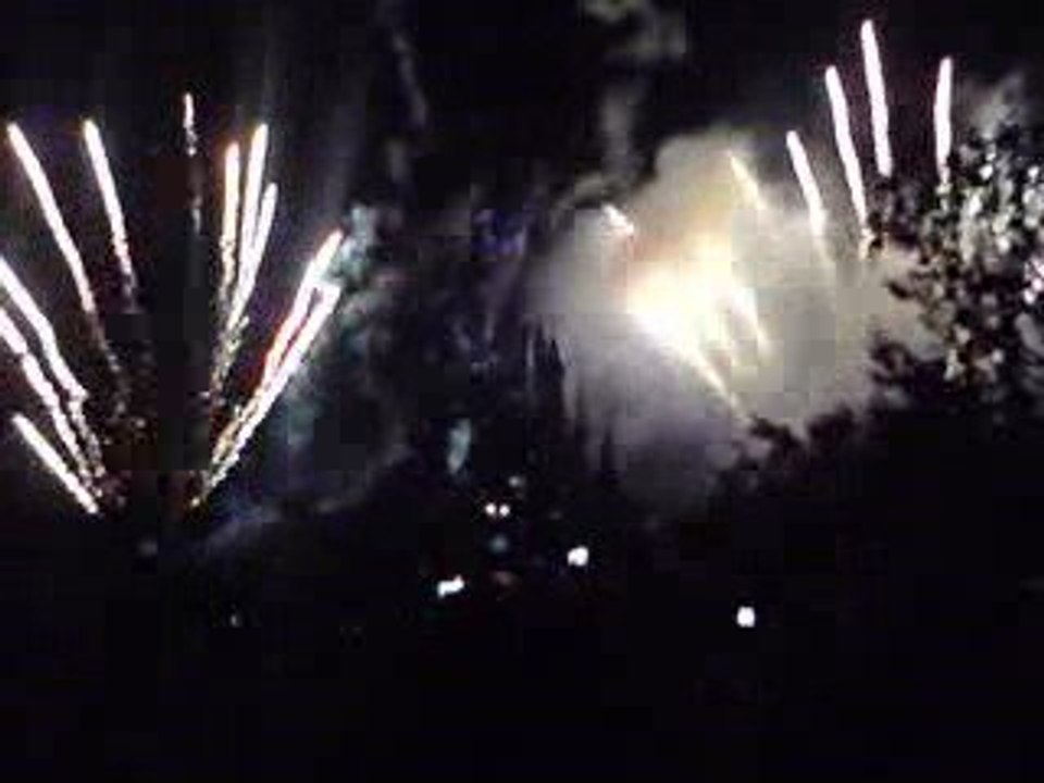 Feux d'artifice Disneyland paris 17 juillet 2009