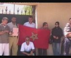 الوقفة الاحتجاجية للجسم الصحفي أمام القنصلية الجزائرية بوجدة