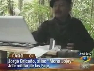 Farc y Mono Jojoy admiten ayuda en dolares a Rafael Correa
