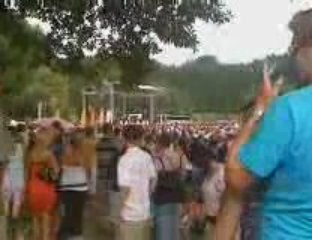 Public du Scoop Music Tour le 14 Juillet 2009 au lac des