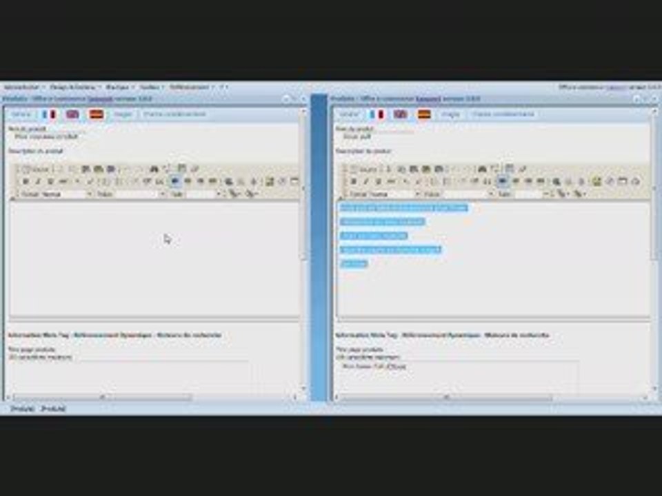 Présentation logiciel e-commerce Vaisonet v4.0