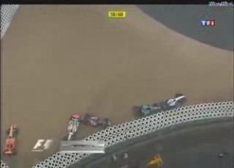 Formule 1 Europe 2007 Rain chaos en francais