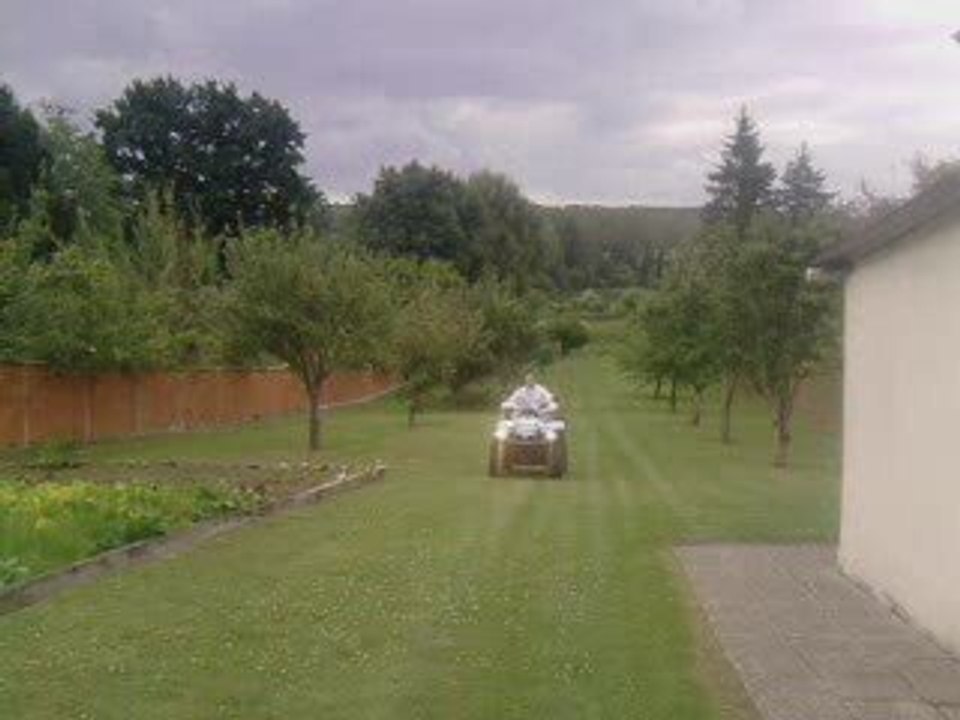 Premier tour roue sur TGB Avenger