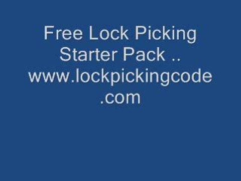 Lock Picking - How To Pick Locks