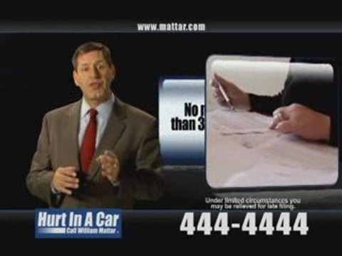 William Mattar: Auto Injury Accident Filing Deadlines