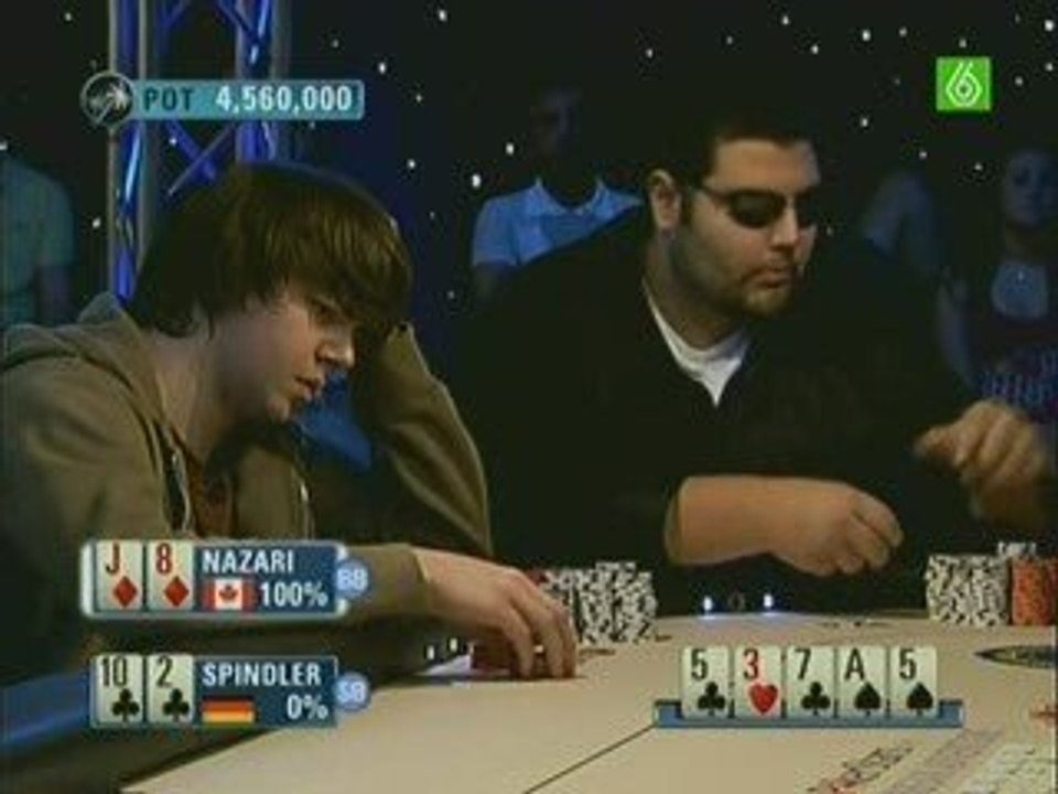 PCA PokerStars Caribbean Adventure 2009 Final table pt04 ESP