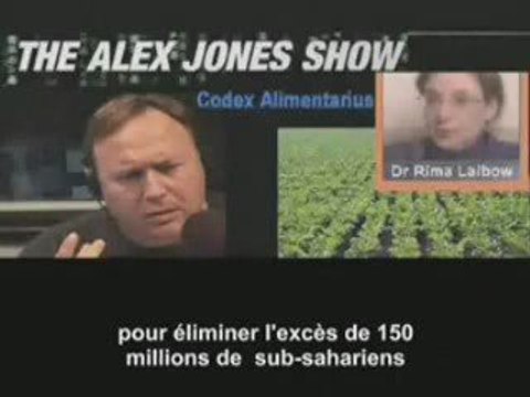 alex jones evoque le Codex alimentarius....