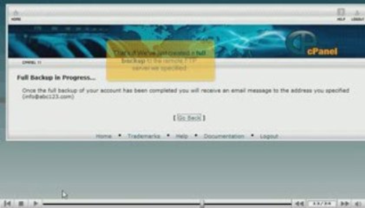 cPanel Tutorial - How to backup your website