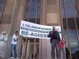 Rassemblement du18/07/09au Trocadero contre l'islamophobie 8