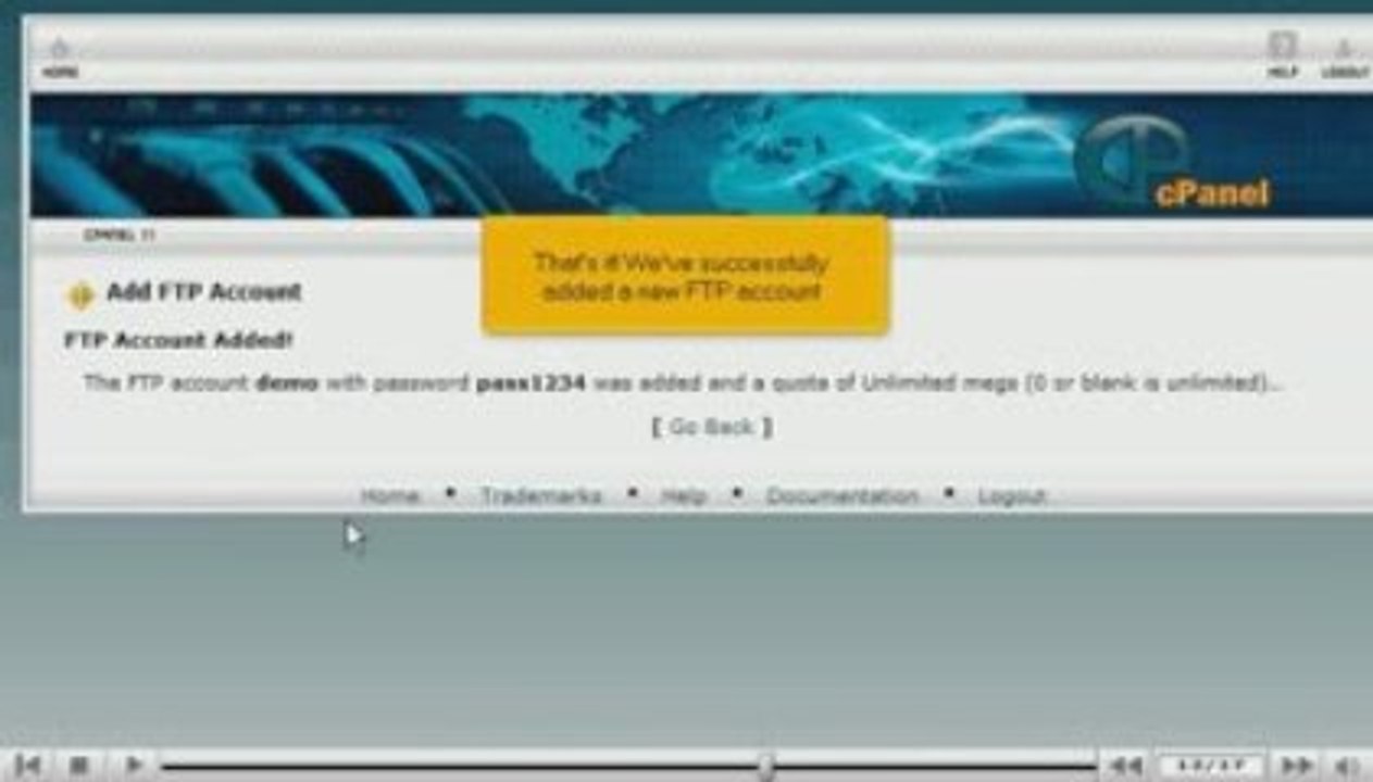 cPanel Tutorial - How to create additional FTP accounts